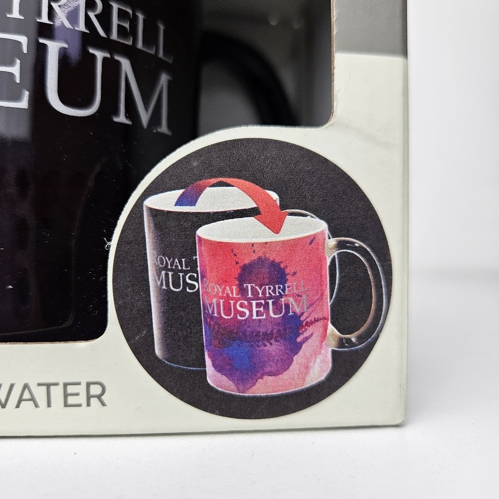 Royal Tyrrell Museum Mug Color Changing Albertosaurus Box Damage - Picture 3 of 4
